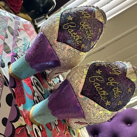 Irregular Choice Glitter Star Heels - Picture 6 of 7